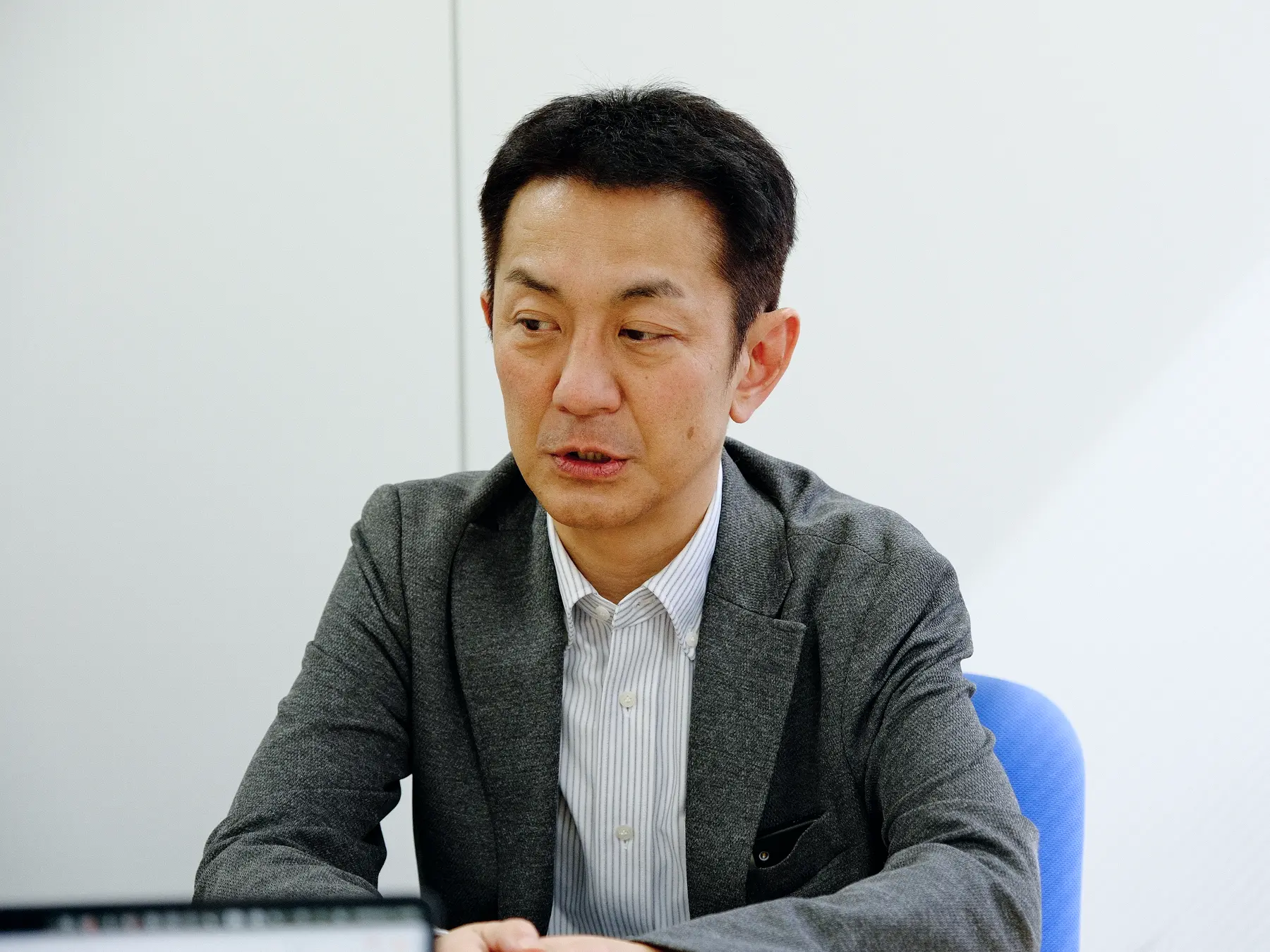 強みを語る大町社長